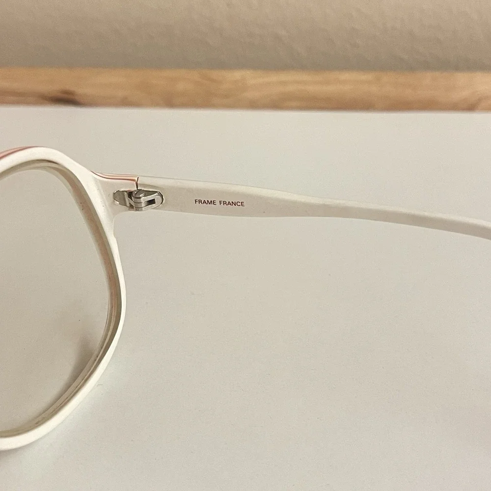 Vtg courreges 807 glasses Pink Boho Grandma Core 57-15 140‎ C3 50s Oversized